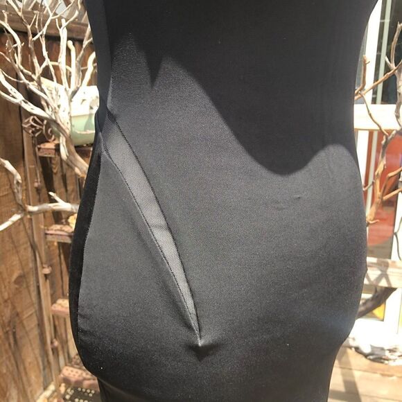 T by Alexander Wang Mesh Back Sleeveless LBD Dress - Picture 3 of 8